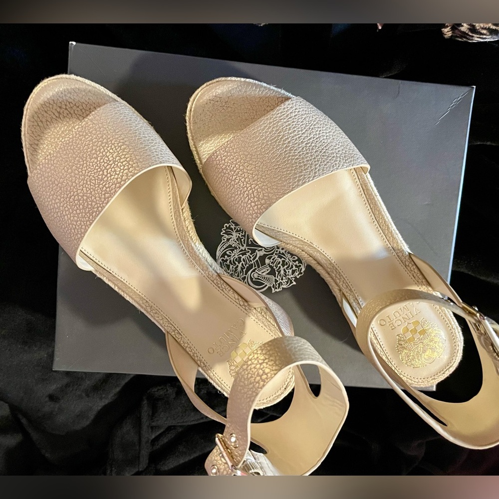 Vince Camuto Blush Pink Open-Toe Sandals